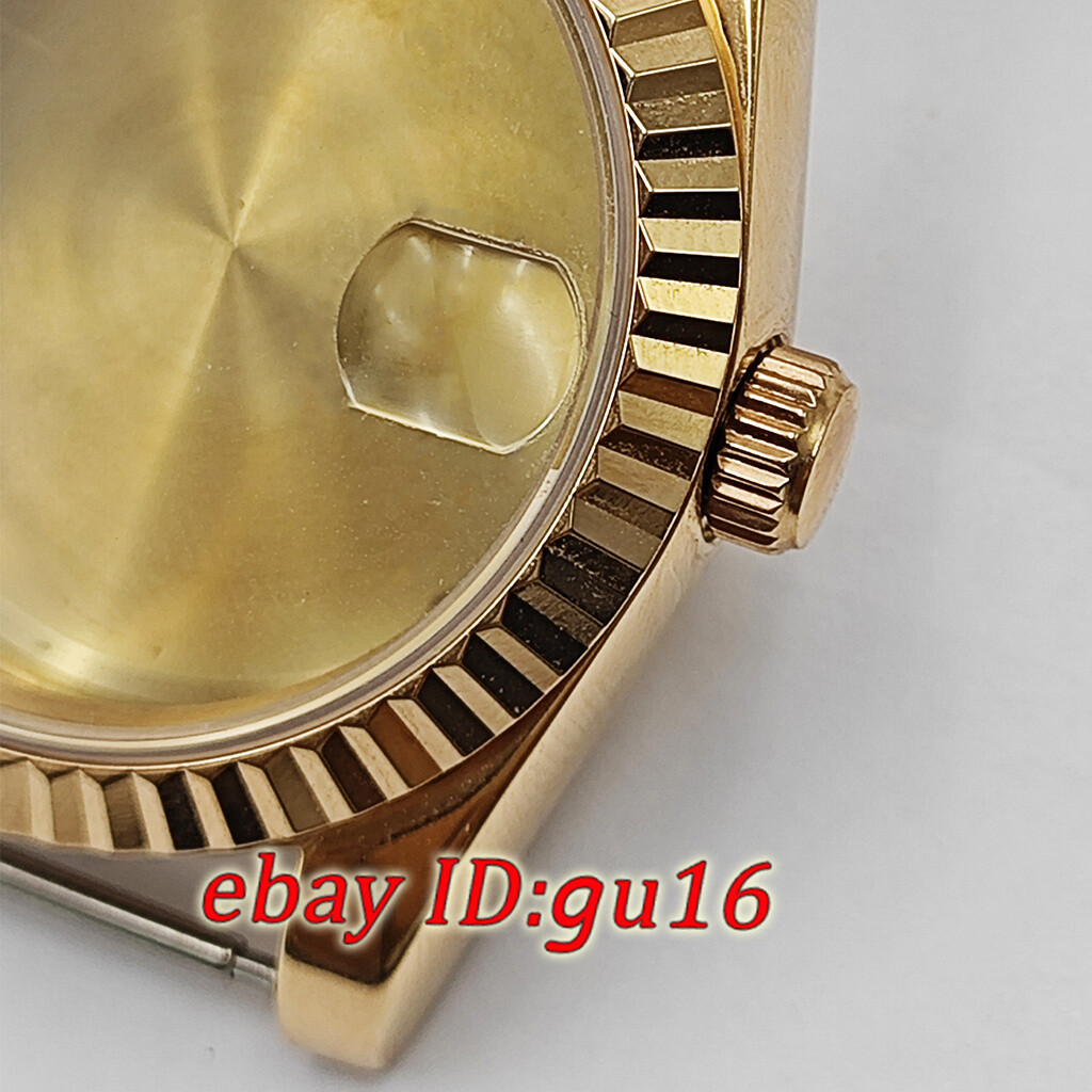 36mm 39mm watch case rose gold fit NH35 NH36 Miyota 8215 ETA 2824/2836 DG2813