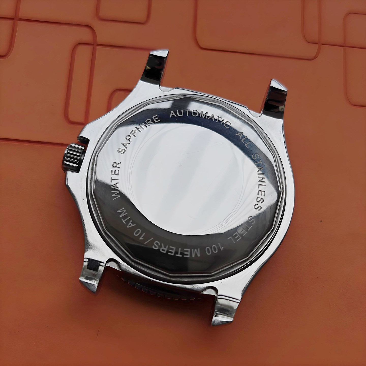 42mm 10ATM Dive Steel Watch Case Sapphire Crystal For ETA2824 & PT5000 Movement