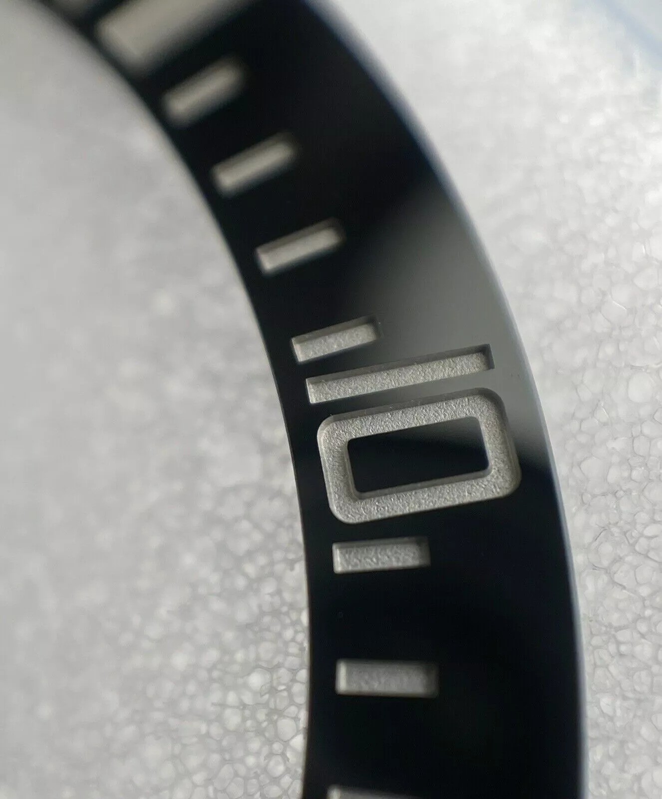 BLACK Ceramic Bezel Insert Fits 40mm Rolex Submariner 116610LN 114060LN