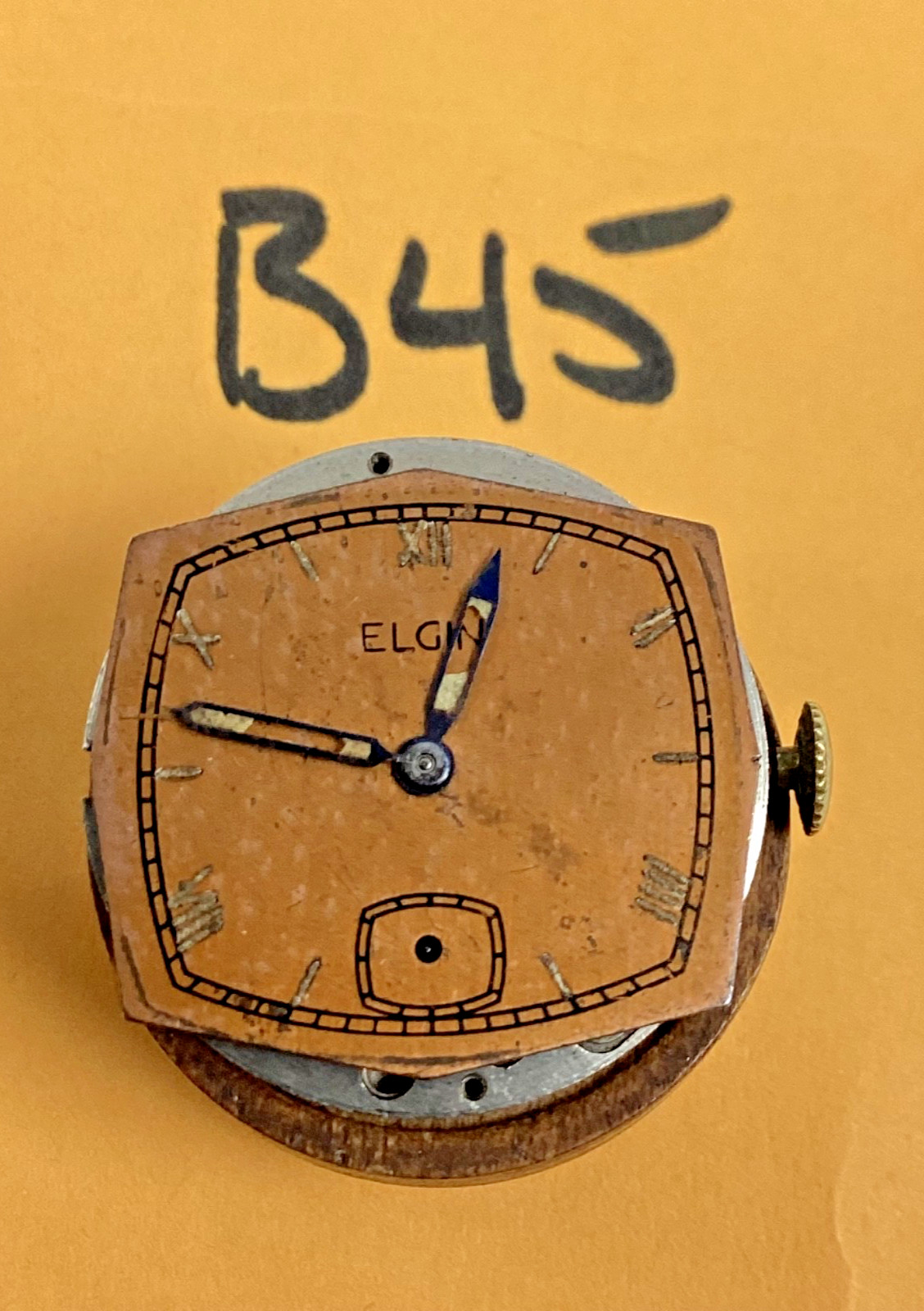 WWII Era 1942 Elgin 15 Jewel Grade 554 Movement Parts Repair READ