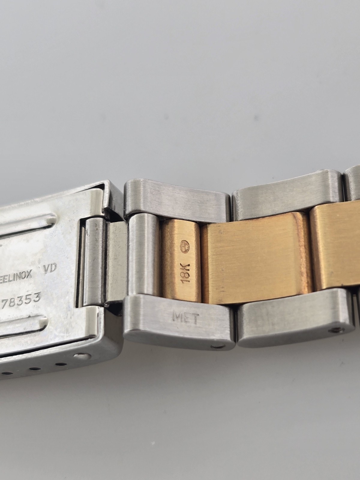 Rolex NOS 78353 18K/SS 19MM Bracelet For 33MM Datejust, Explorer Models.Unworn.