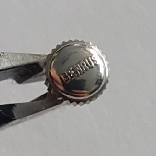 Benrus Water Resistant Steel Crown
