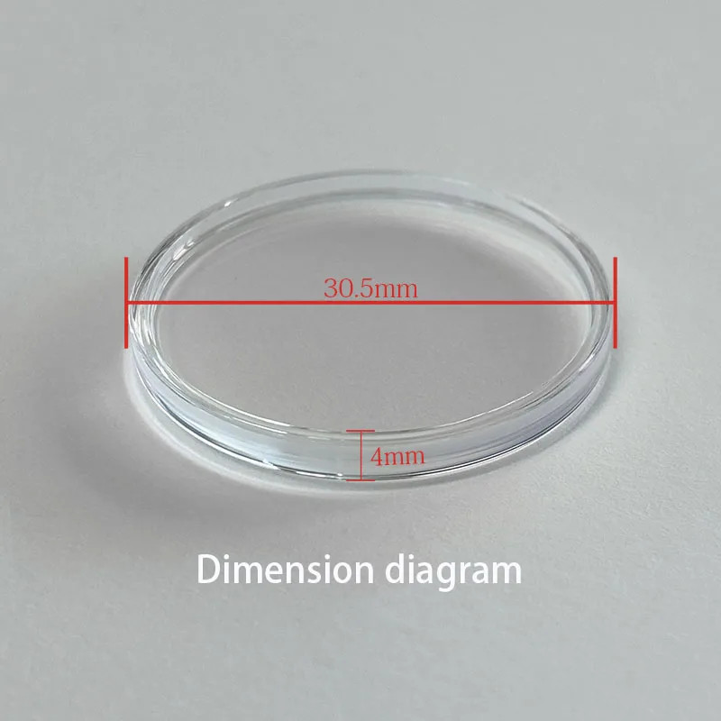 Double Dome Sapphire Watch Crystal Bubble Glass Blue AR For 38.5mm BB58 Mod Case