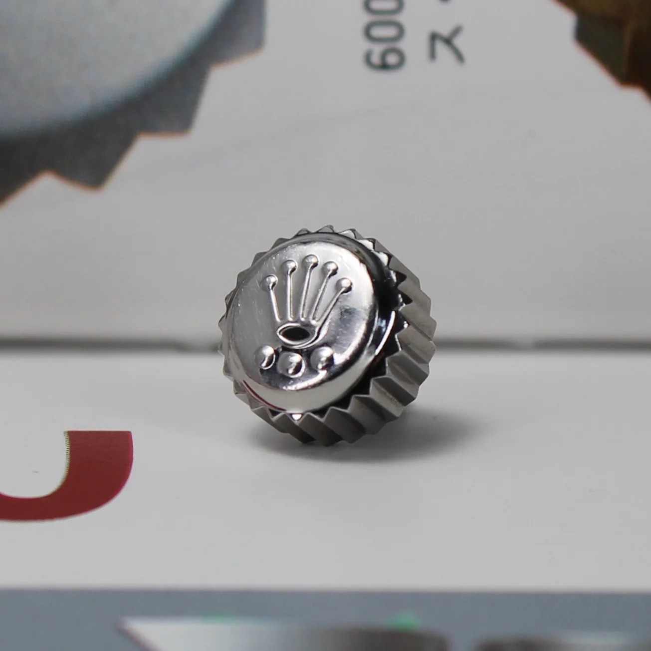 Rolex 24-802-0 Original Steel Crown 8mm Sea-Dweller Deepsea 116660 126660