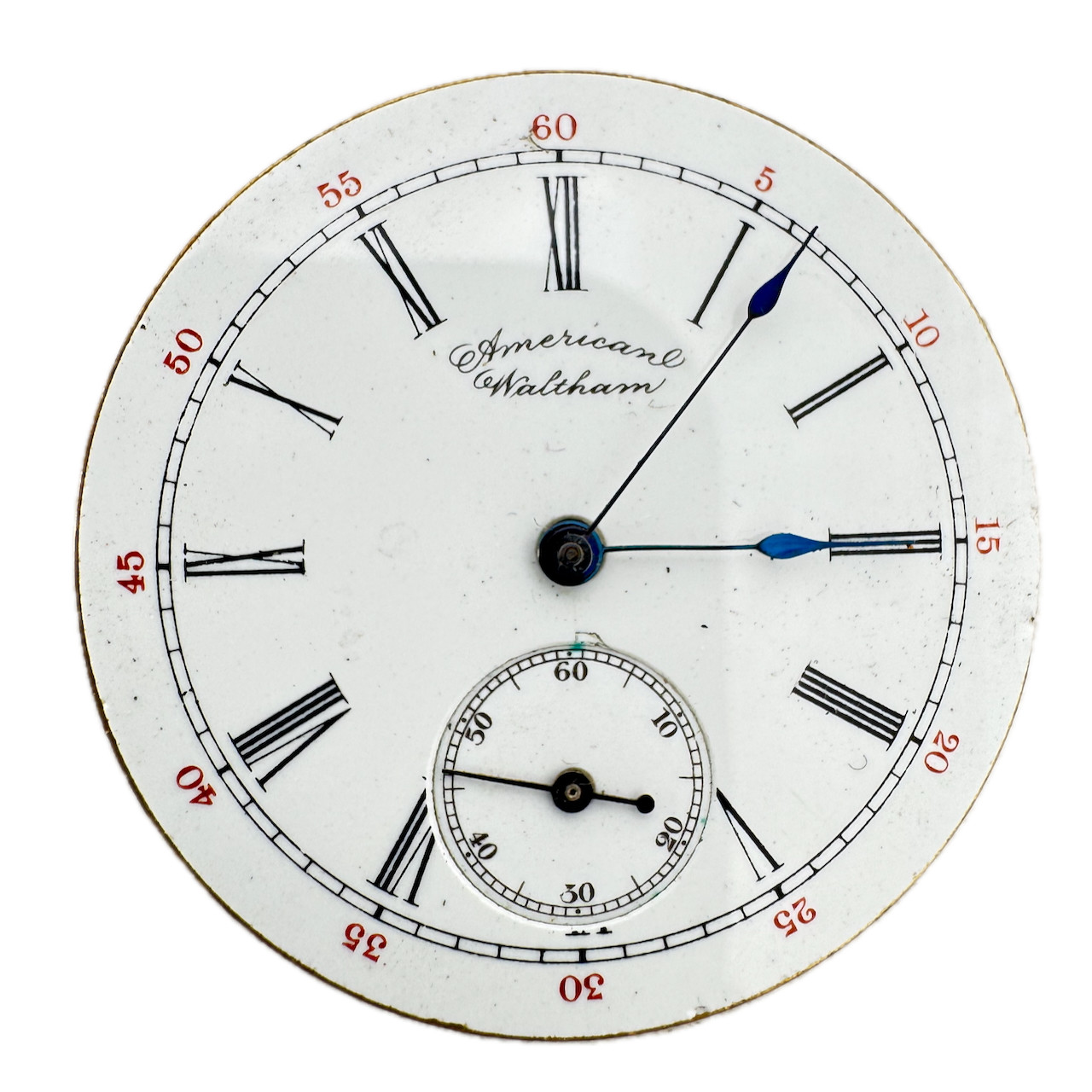Antique 6s 1891 Waltham 7j Mechanical Hunter Pocket Watch Movement J USA