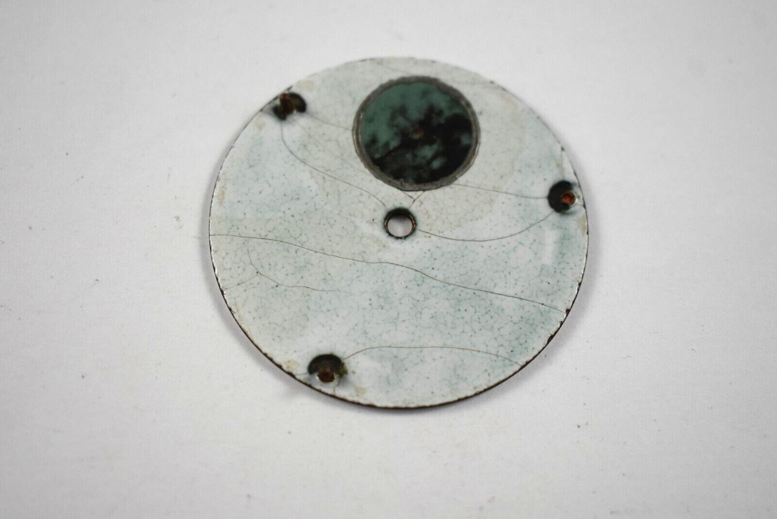 Vintage Waltham Enamel Private Label 42.23mm Pocket Watch Dial lot.x