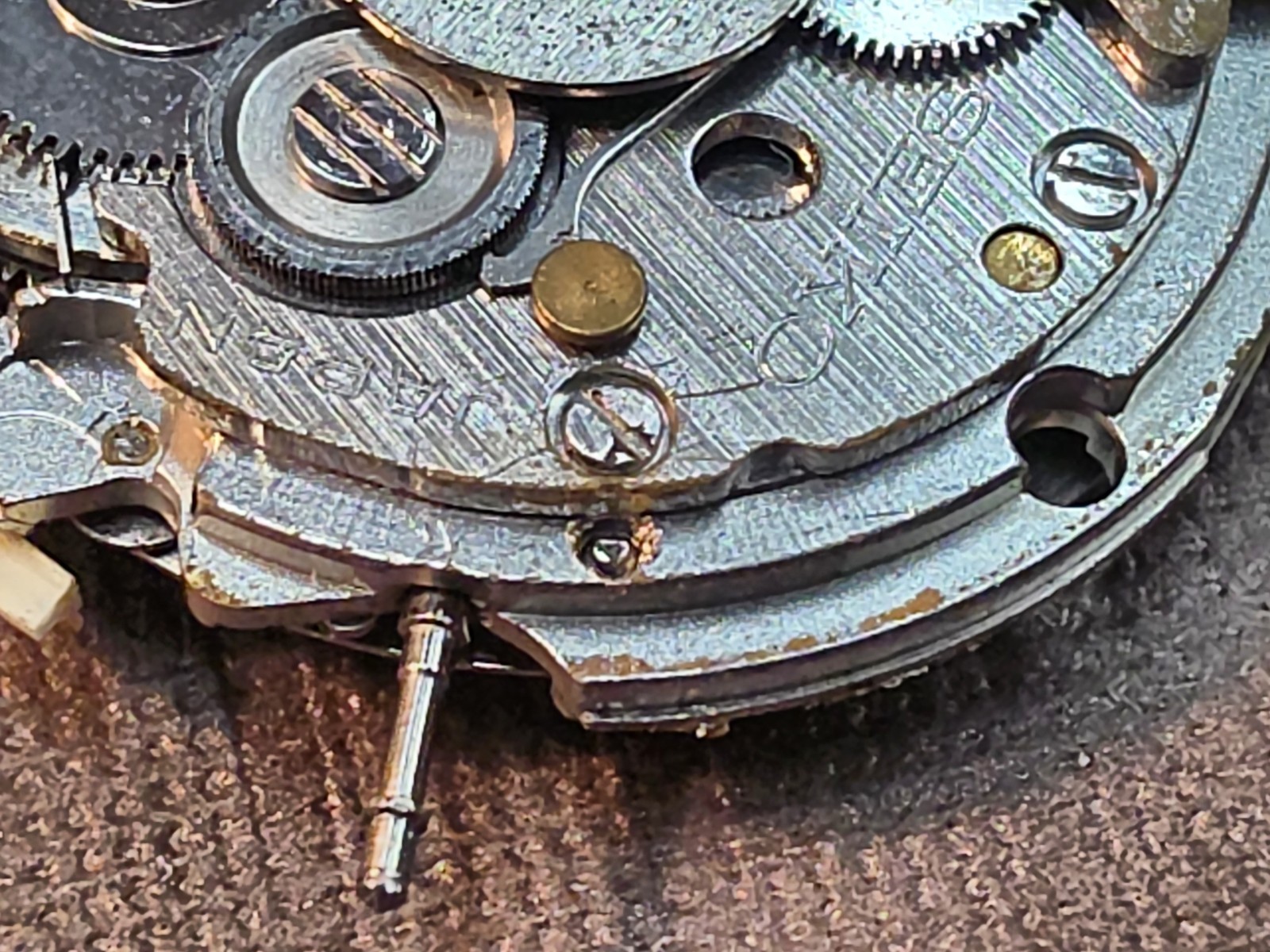 Running Seiko 7009 Mvmt W/Dial, Hands, Case, And Seiko Signed Crystal For Parts