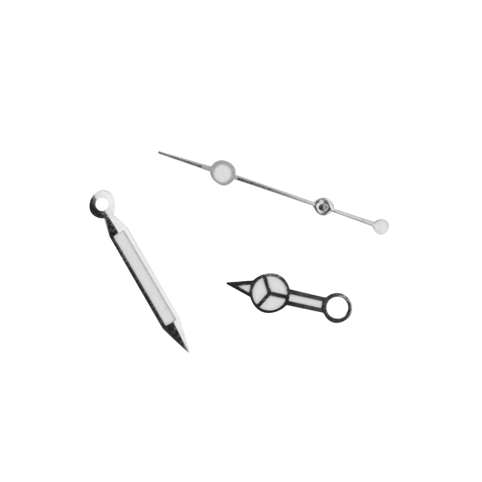 New Silver Plated Watch Hands Kit Compatible With ETA 2824 Tudor Submariner E