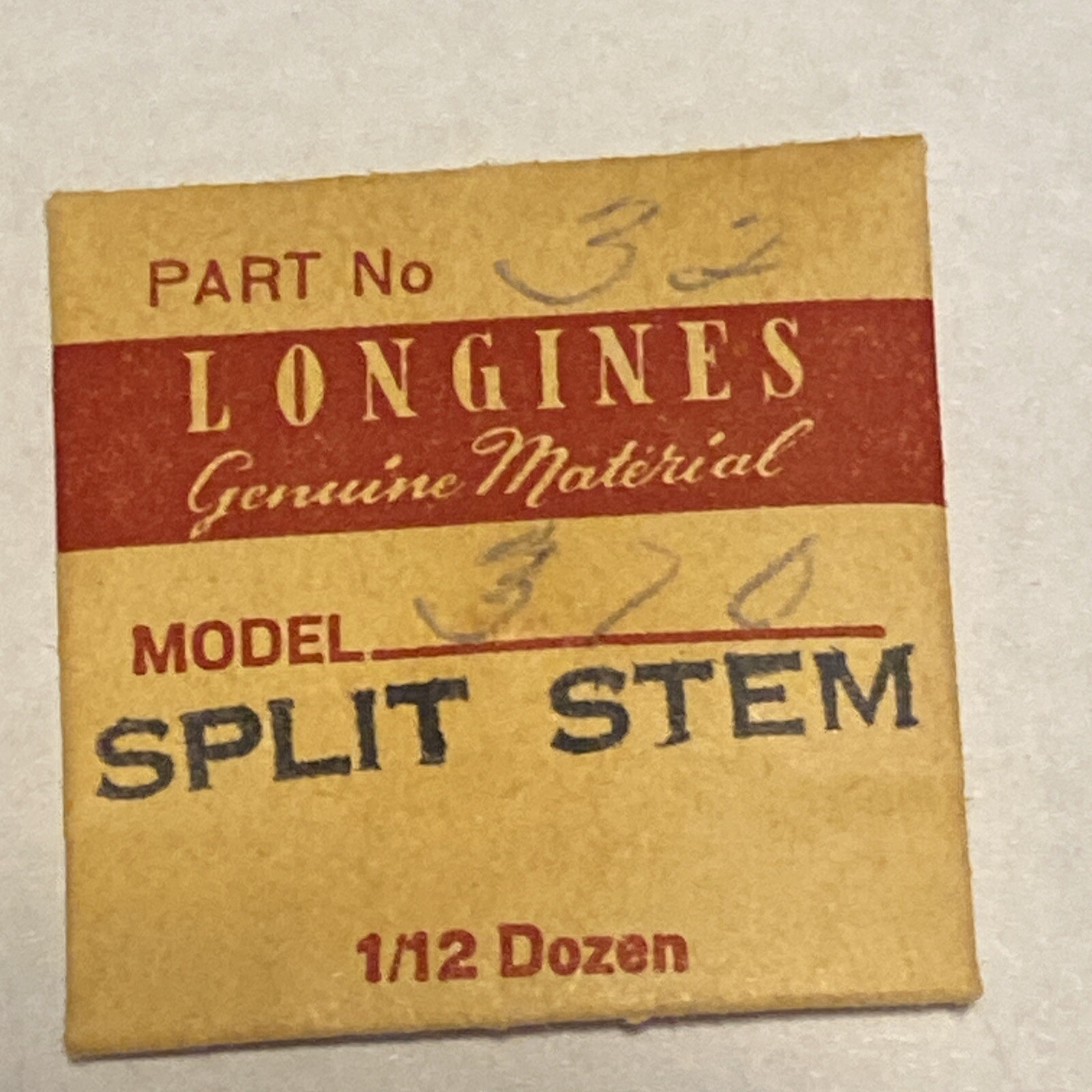NOS Genuine Longines wittnauer split stems #404 & 32 For cal 19A 23Z 280 320 340
