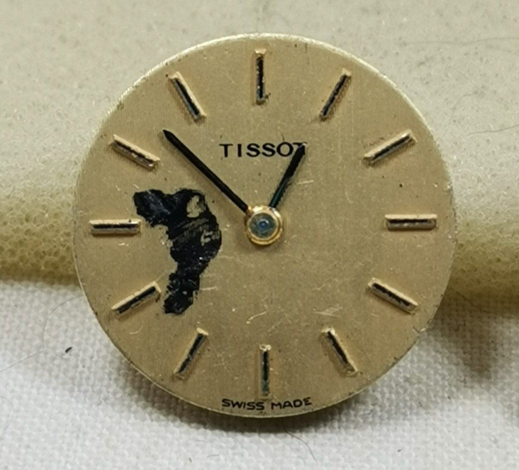 Lot 2 x Tissot 17J Cal. 2403 & 2180 Swiss Wristwatch Movement Repair/Parts