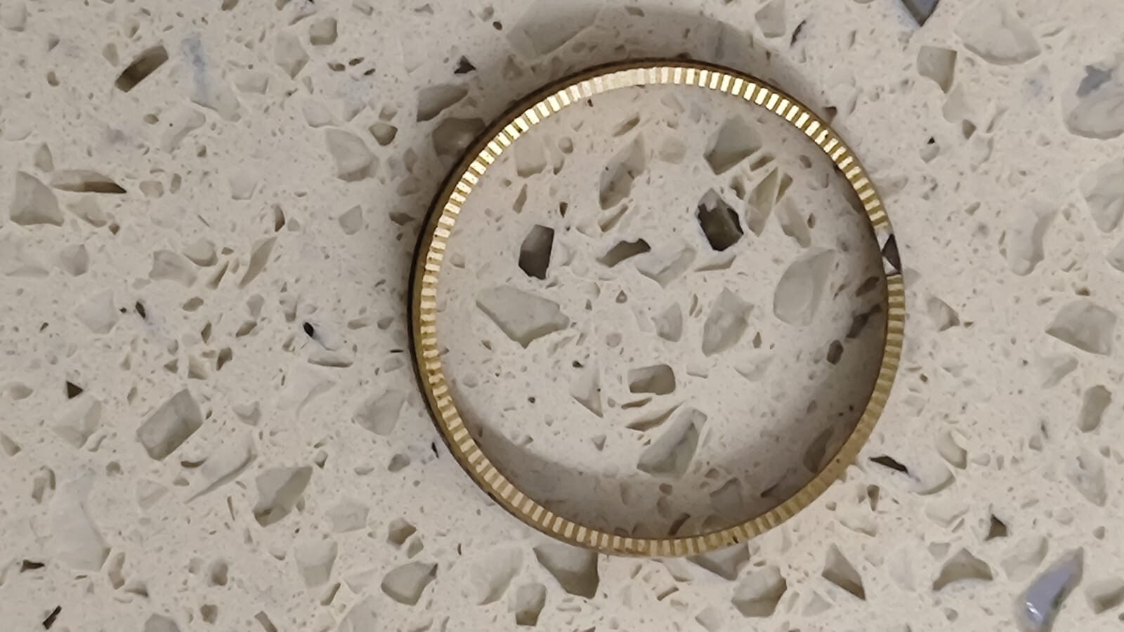 Seiko 4006 -7000 4006-7001 Inner Bezel Rotating Indicator Ring Gold