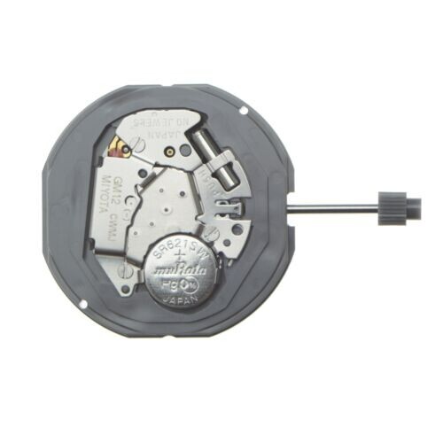 Miyota/Citizen Quartz Watch Movement GM12 3Hand Date at 3 Overall Height 4.2mm