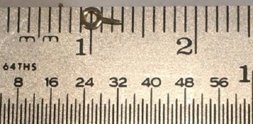 AS 976 HOUR & MINUTE HANDS GILT