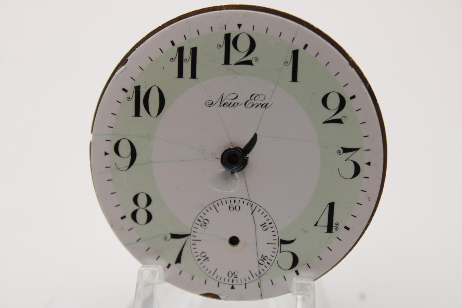 1908 NEW ERA POCKET WATCH MOVEMENT 6516094 GRADE: 61 18s 7j (QR3)