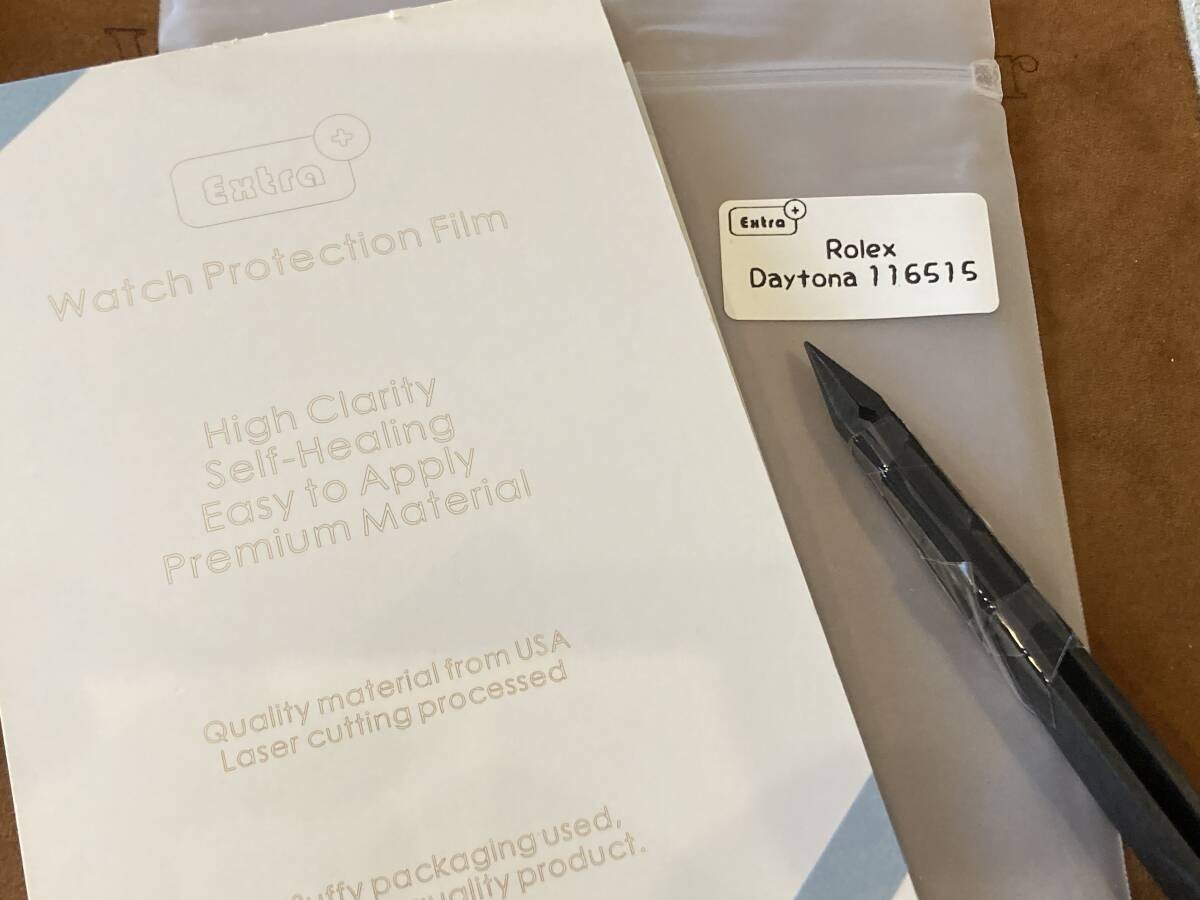 Rolex Daytona 116515 Protective Film 2 Pieces for Case and Bracelet Used