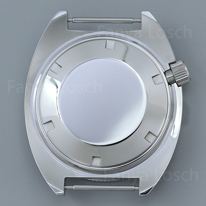 41mm Silver Watch Case Modify turtle SKX Mod Sapphire 10ATM For Seiko NH34 35 36