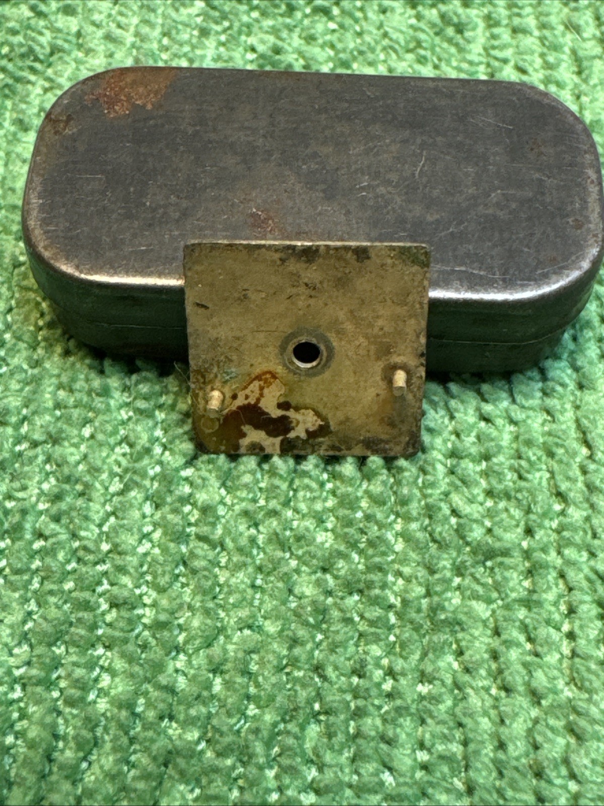 Crawford Watch Dial Vintage White Dial Legs At 11 &2 O’clock 12mm Square