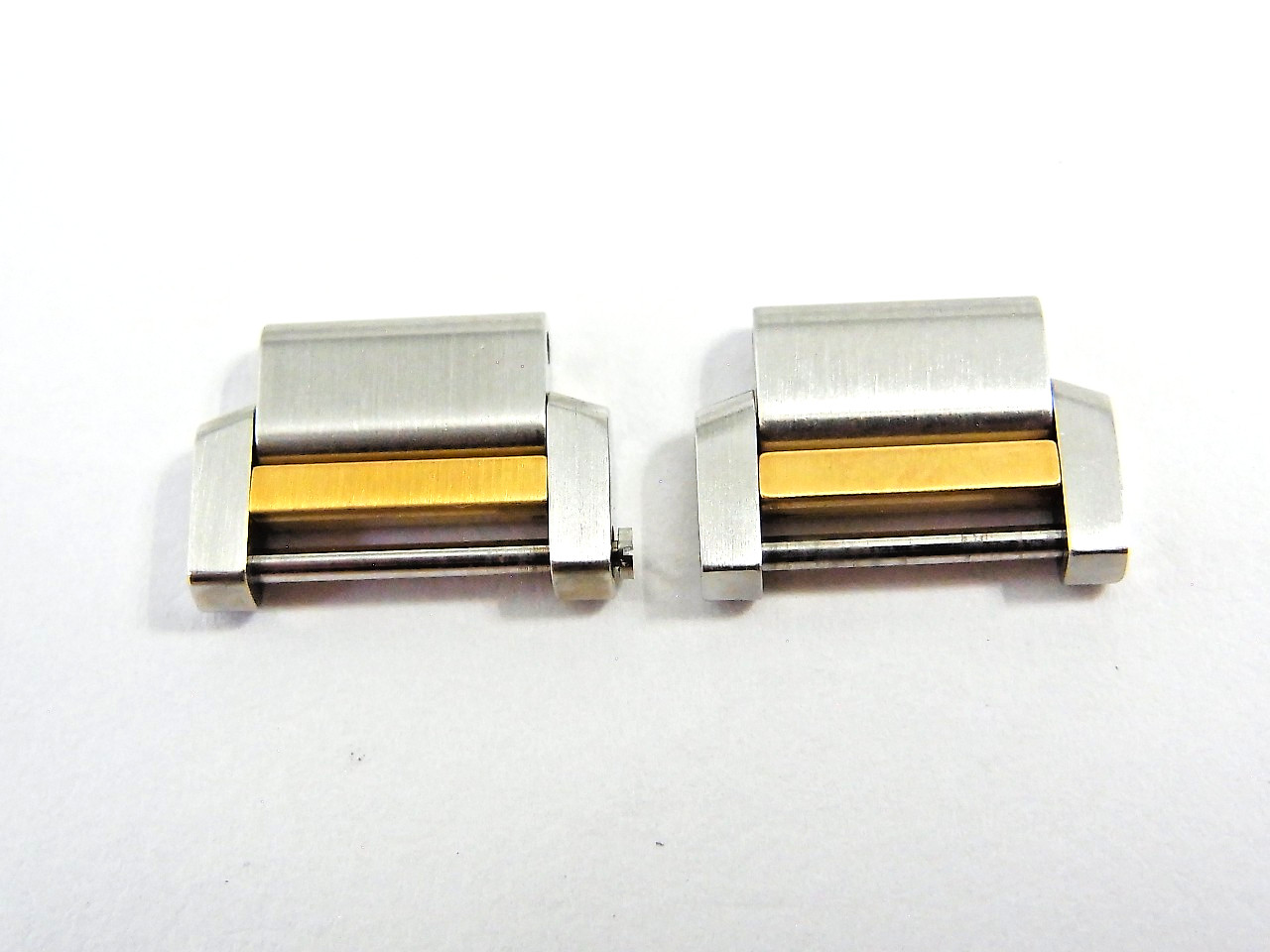 Cartier Tank Francaise 14.5mm 18K SS Genuine Link SM Watch Band 2pcs set Mint (b