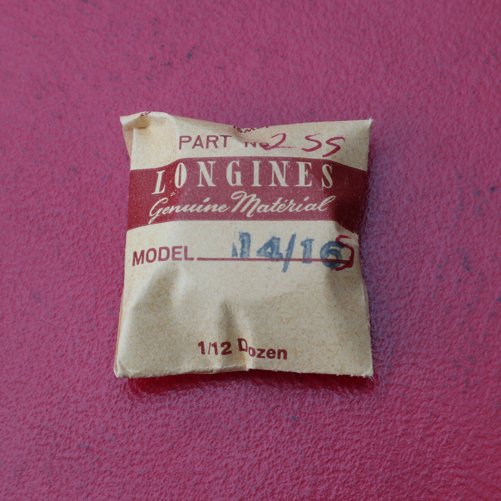 NOS Genuine Longines Cal 14.16S Watch Part #206 Center Wheel Complete (C16#16)