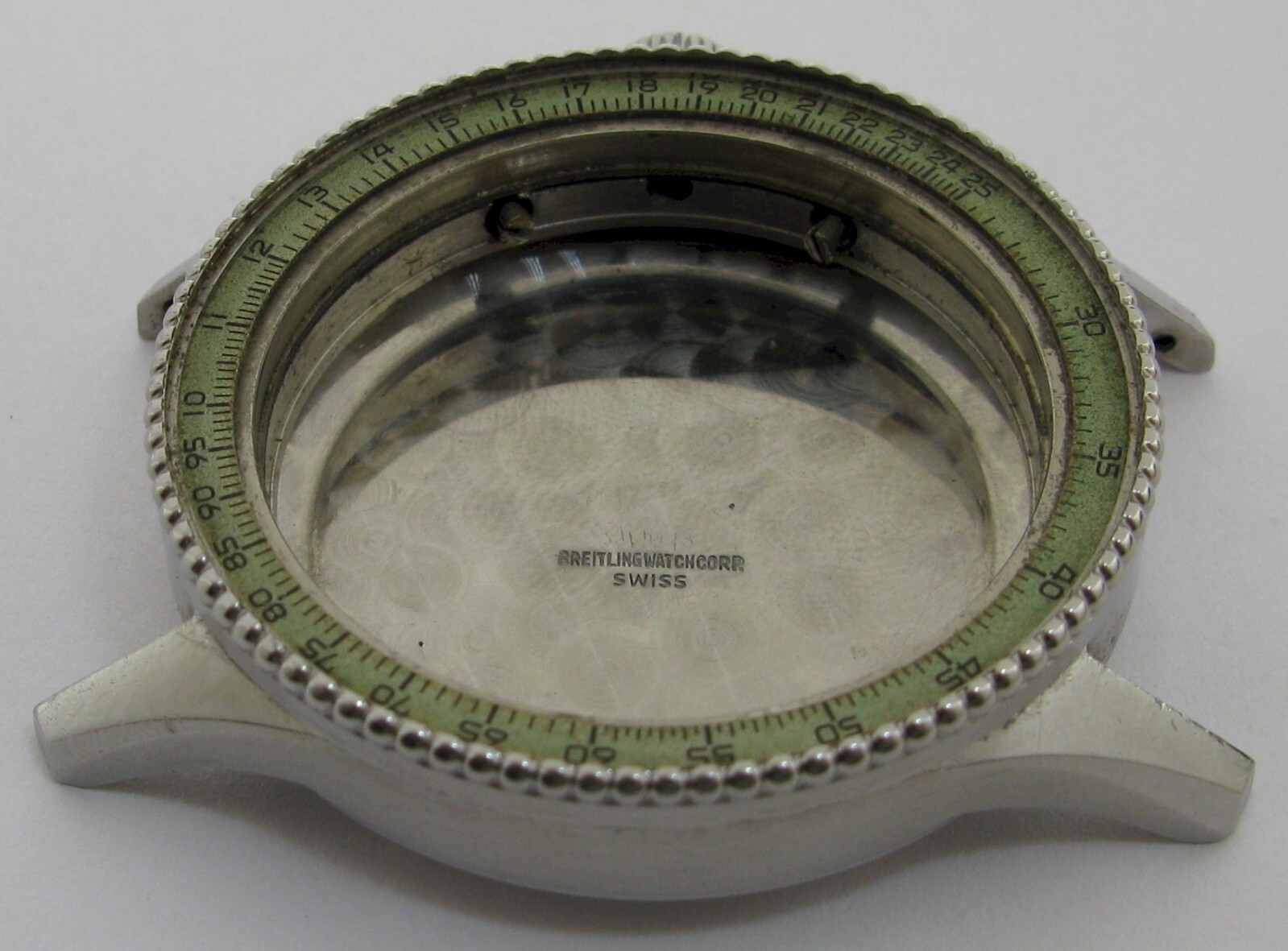Breitling Navitimer 806 watch case in stainless steel for parts or project …
