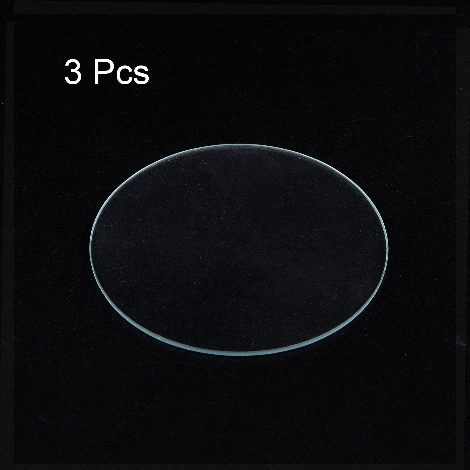 3pcs Watch Glass Crystal Lens 42.5mm Dia 1.1mm Thick Double Dome Watch Glass
