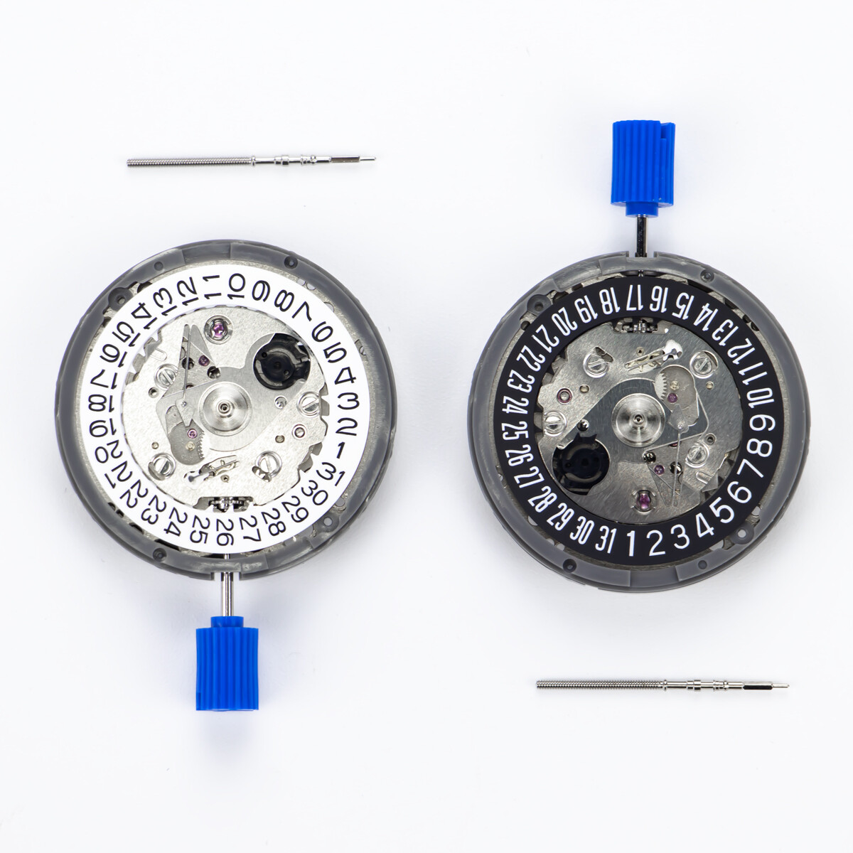 For SeikoSII NH35 NH35A Black Date Wheel Disc Automatic Watch Movement with Stem