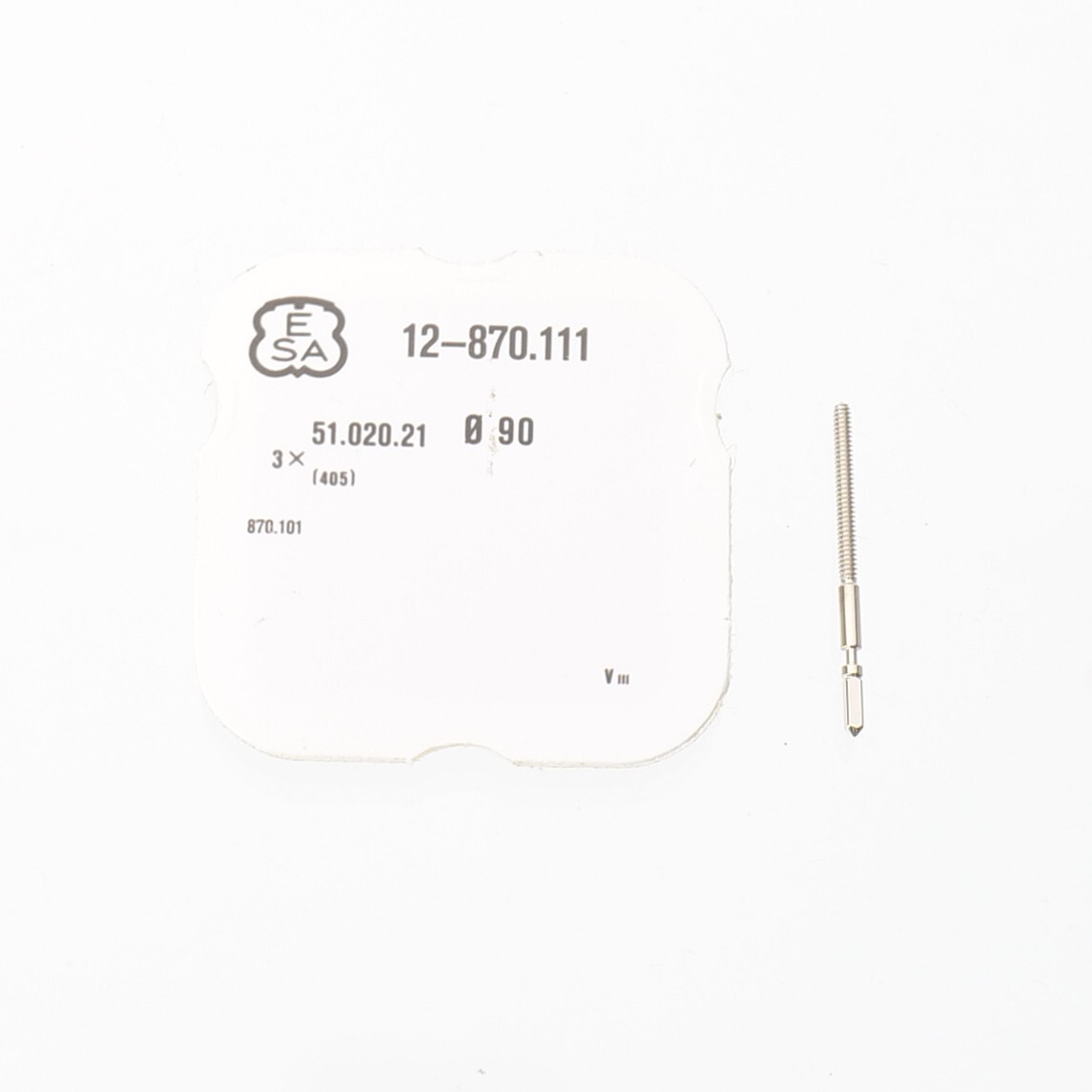 NOS ESA 870.111, 870.101 Wrist Watch Stem Part New Old Stock Watchmakers (C7D20)