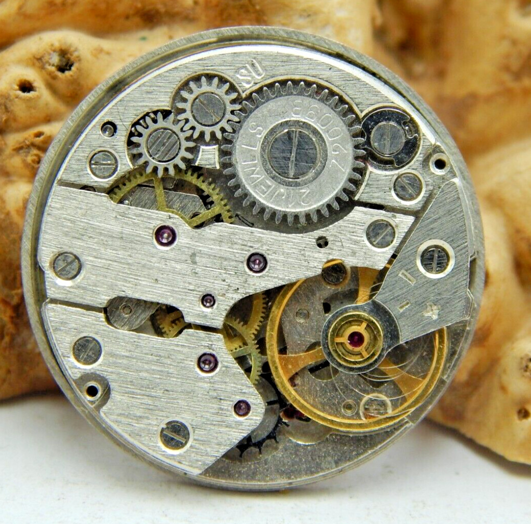 Vintage Cardinal Z2009B 21 jewel ladies wrist watch movement with dial and hands