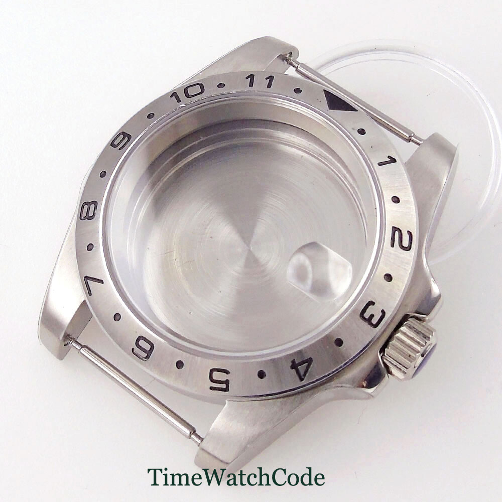 39mm Sapphire Glass Watch Case Fits NH35 PT5000 ETA2824 Miyota8215 821A DG2813