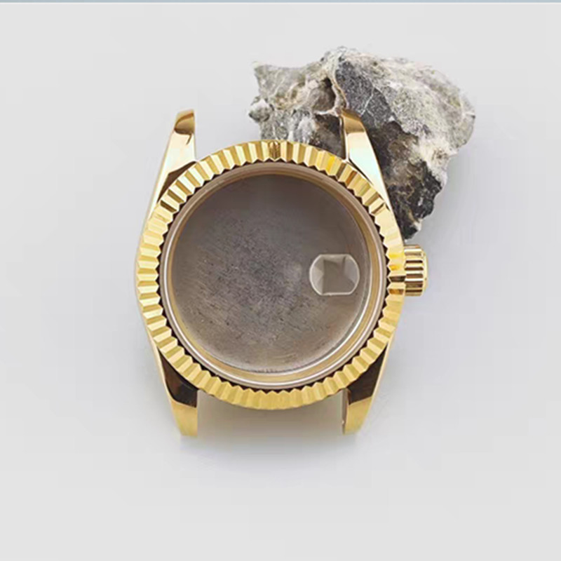 31mm Stainless Steel Watch Case Sapphire for Nh05 Nh06 Movement 24.2mm Dial
