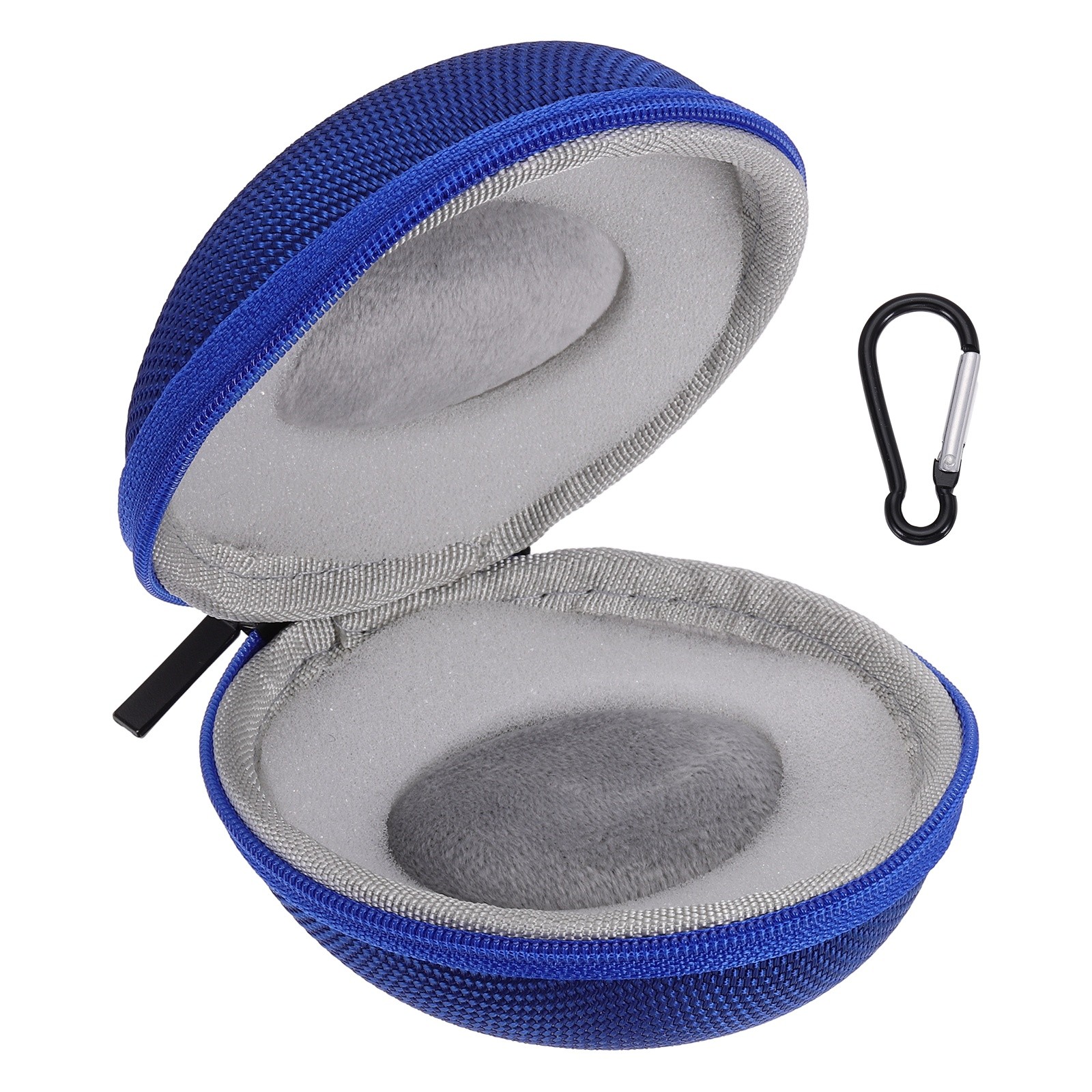 Watch Travel Case 1 Slot Velvet Storage Box Up to 50mm / 2 Inch, Blue