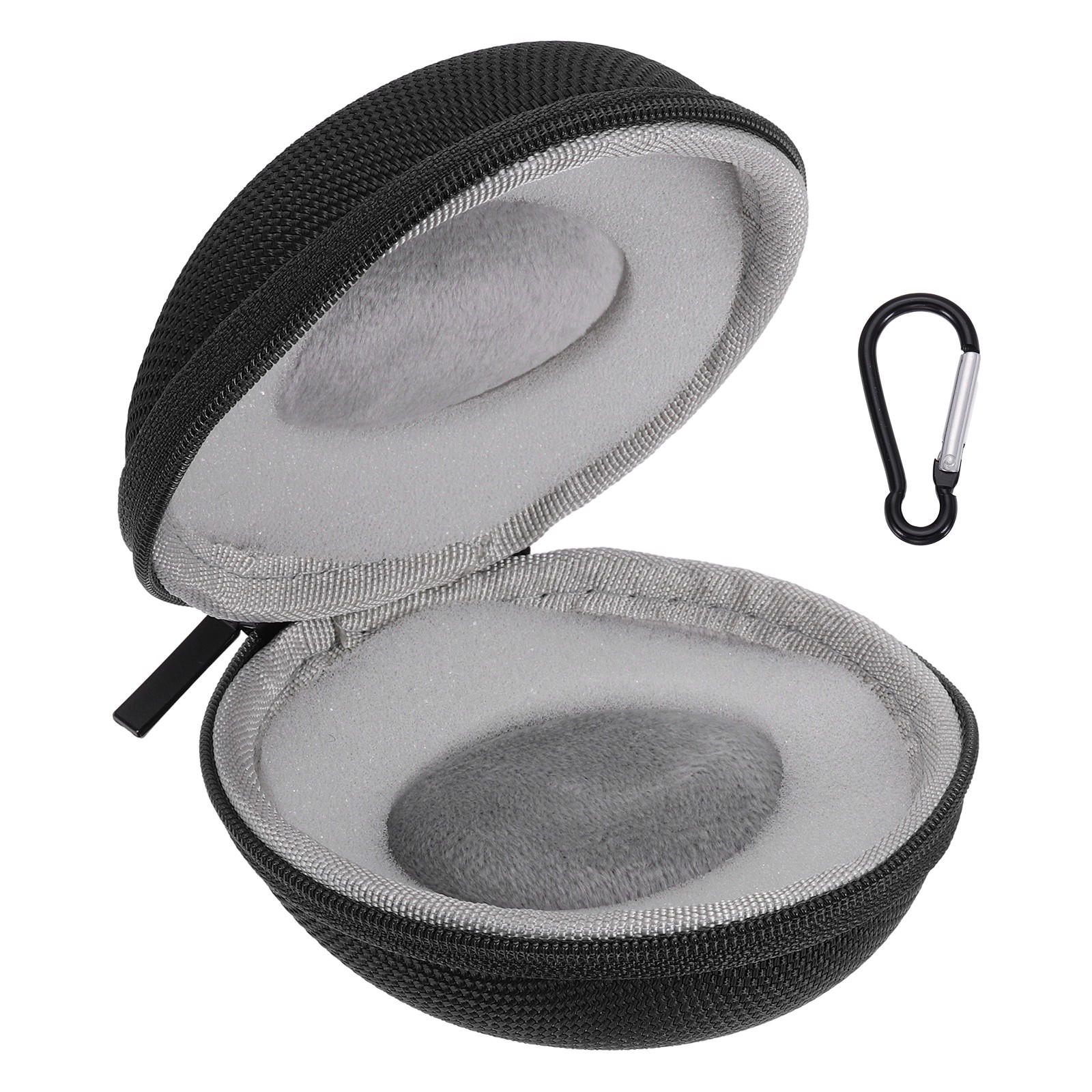 Watch Travel Case 1 Slot Velvet Storage Box Up to 50mm / 2 Inch, Black