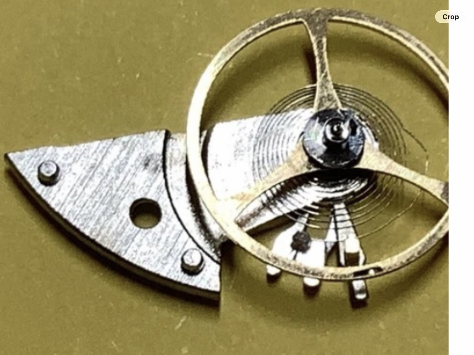 SOVIET WATCH PARTS. WOSTOK 2409/2409A/2414 Balance With Platform/Bridge type 2B