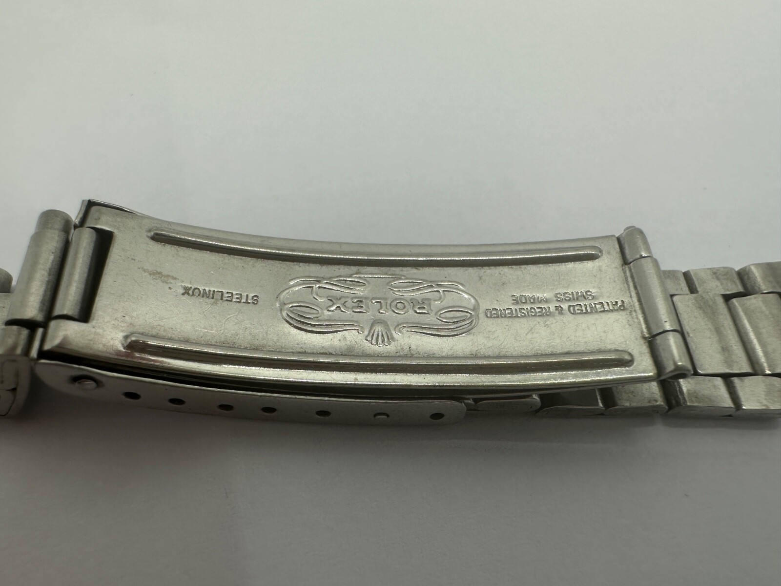 ORIGINAL Rolex 7835 Steel Band Bracelet 19MM 357 Endlinks good length,