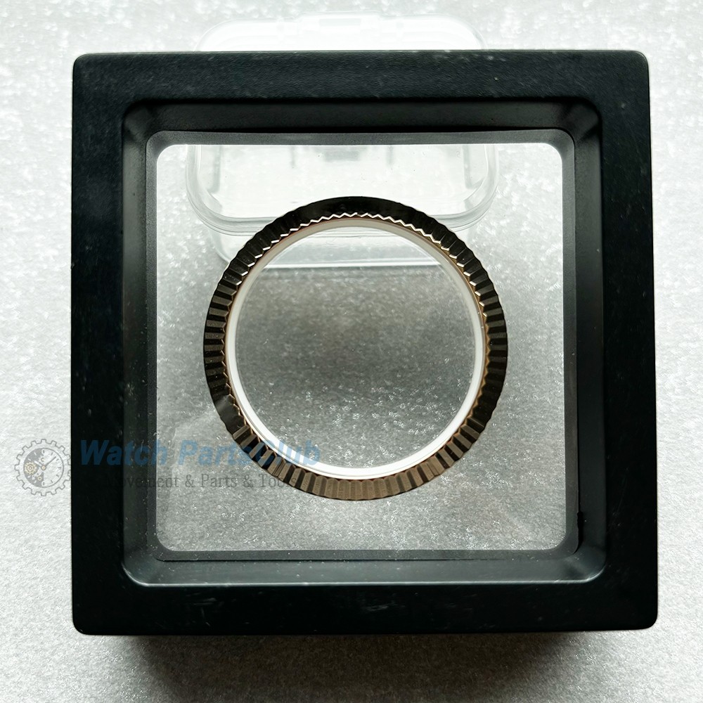 Fluted Watch Bezel Insert Ring For Datejust 41MM Rosegold Watch Parts