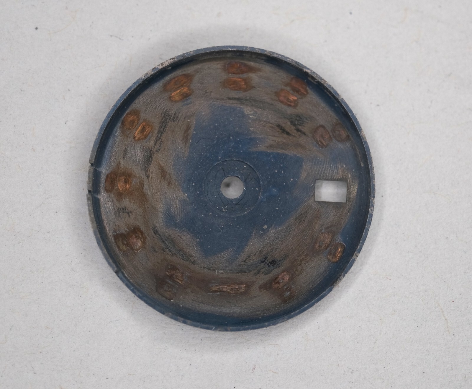 ROLEX Date 26mm Lady BLUE 6916 6917 6919 Dial Vintage Radial