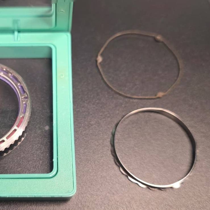 Custom Made Watch Bezel And Insert Fits Rolex GMT Master II Pepsi 116710 126710