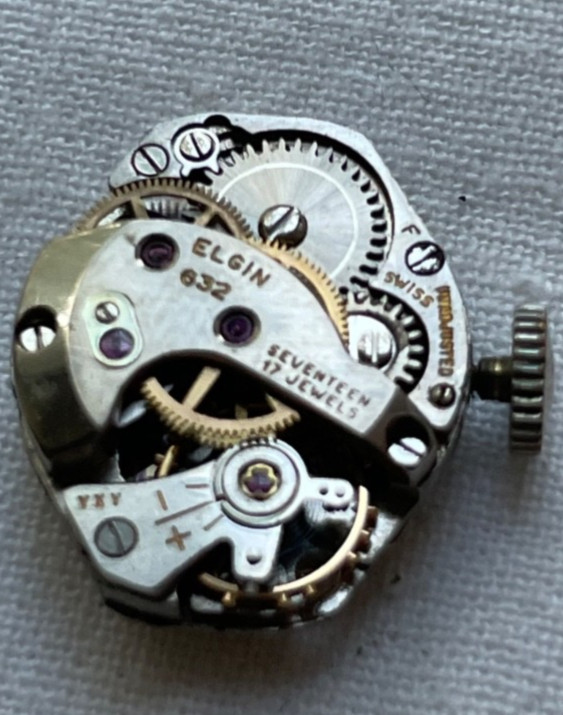 Elgin 632 – movement for ladies watch AS IS, lot 1606