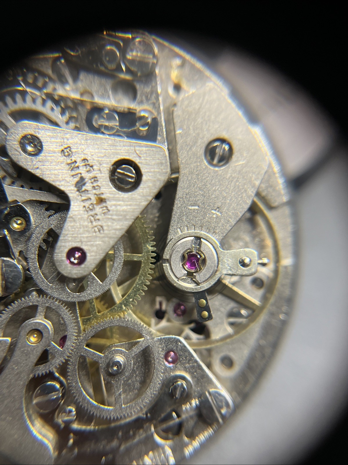 Breitling Cal. 7736 Movement With Navitimer 806-36 Twin Jet Dial And Hands (010)
