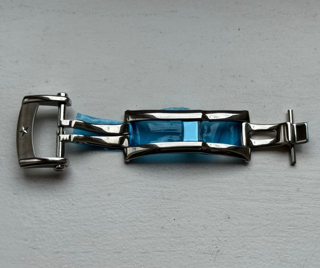 Genuine Original Zenith Deployment Deployant Steel Clasp Buckle for 18mm Strap