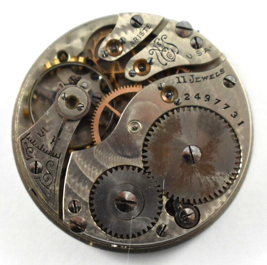 Vintage Illinois 0s 11J Pendant Set Watch Movement lot.ws