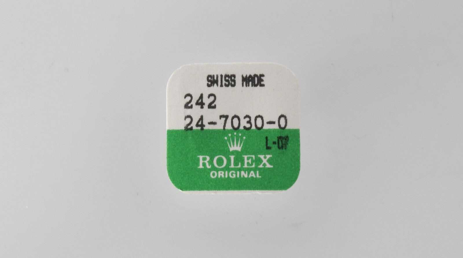 Genuine Rolex Crown Tube w. gasket 24-7030-0 Sealed Part NOS
