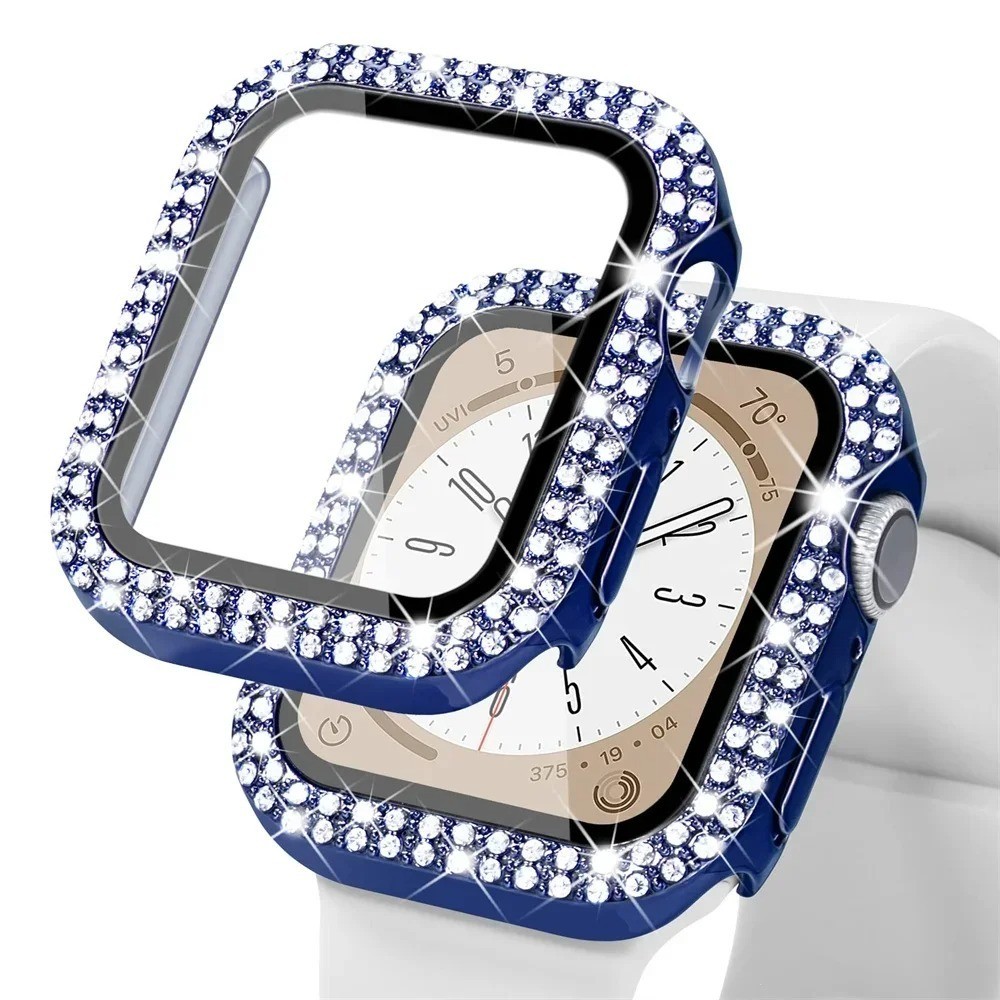 For Apple Watch 9/8/7/6/5/4/3/SE Diamond Bling Case Cover 38/40/41/42/44/45mm