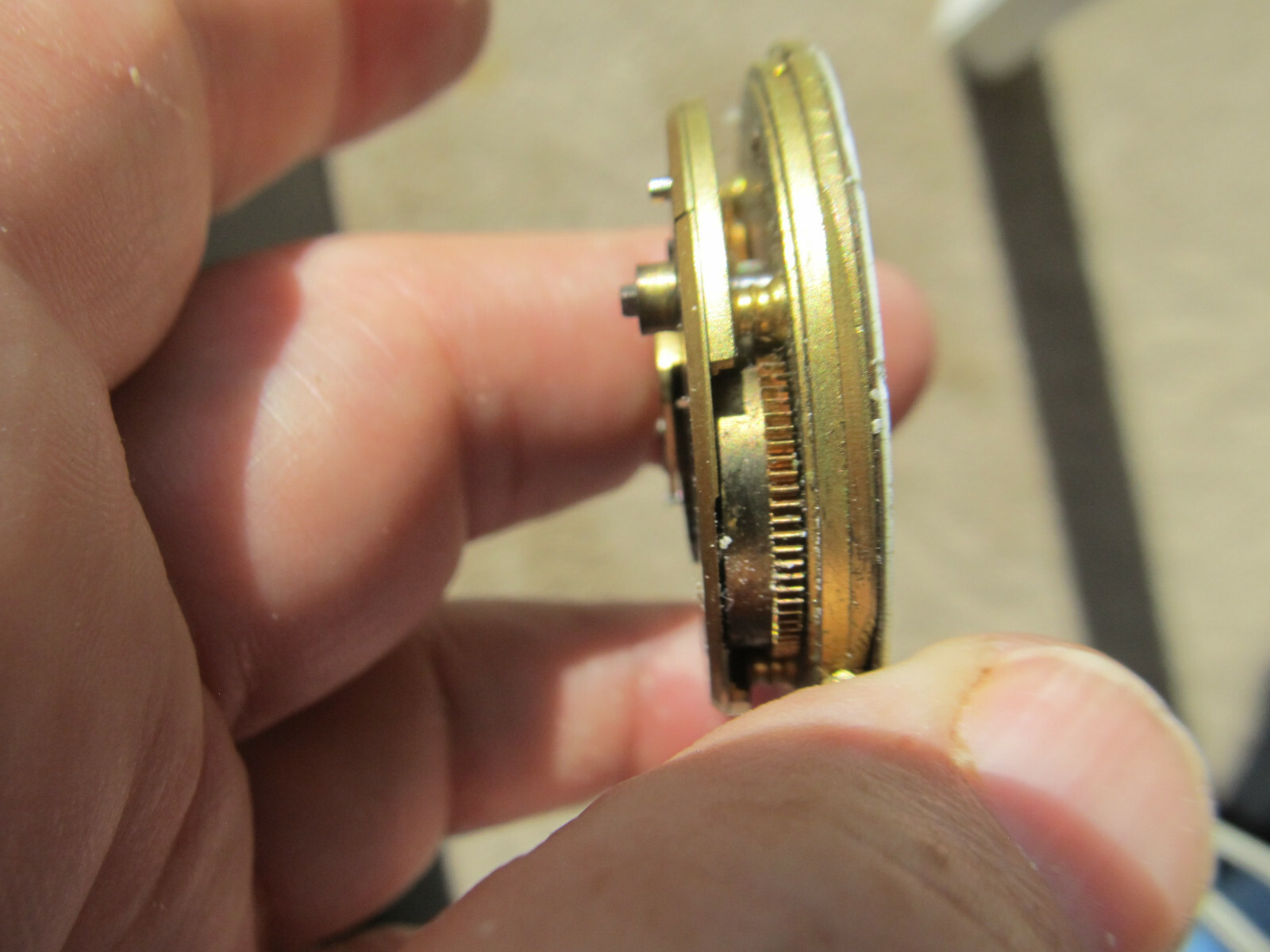 DETACHED LEVER 20 LIGNES POCKET WATCH MOVEMENT BRITISH WATCH Co LONDON