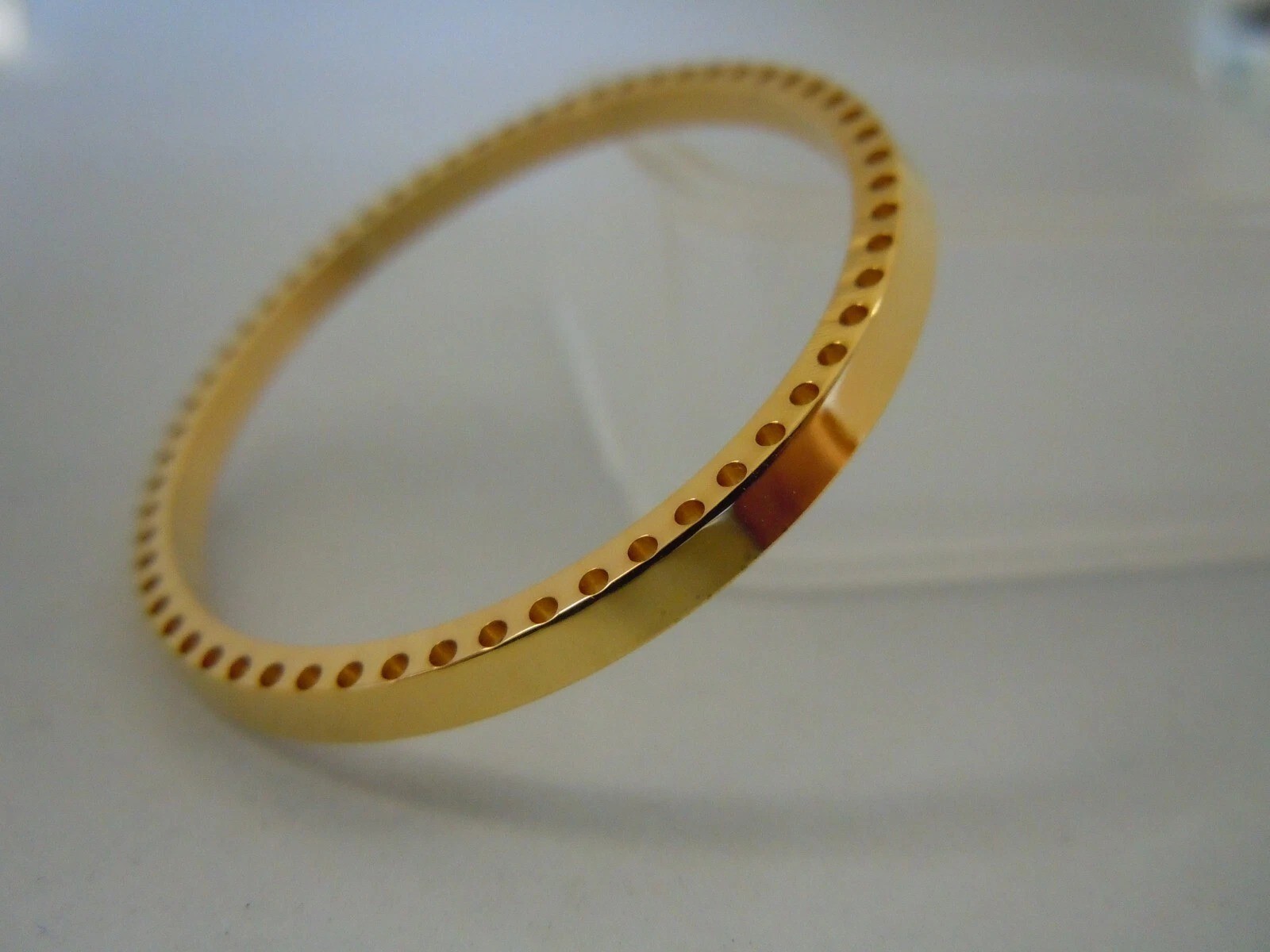Yellow GP Bezel CZ for Rolex 34mm 1500,1501,5501,5701,14233,15003,15223