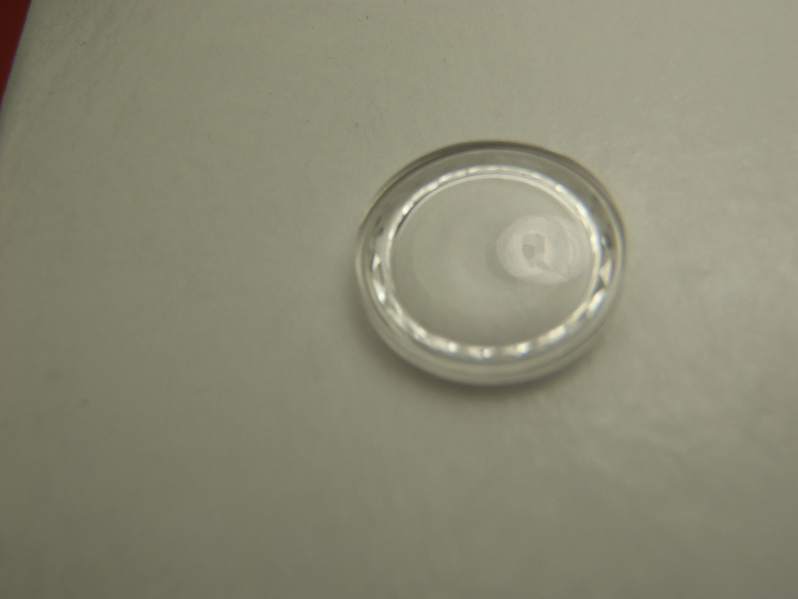 FWC HIGH ROUND Diamond Edge PLASTIC WATCH CRYSTAL 12.2 MM NOS