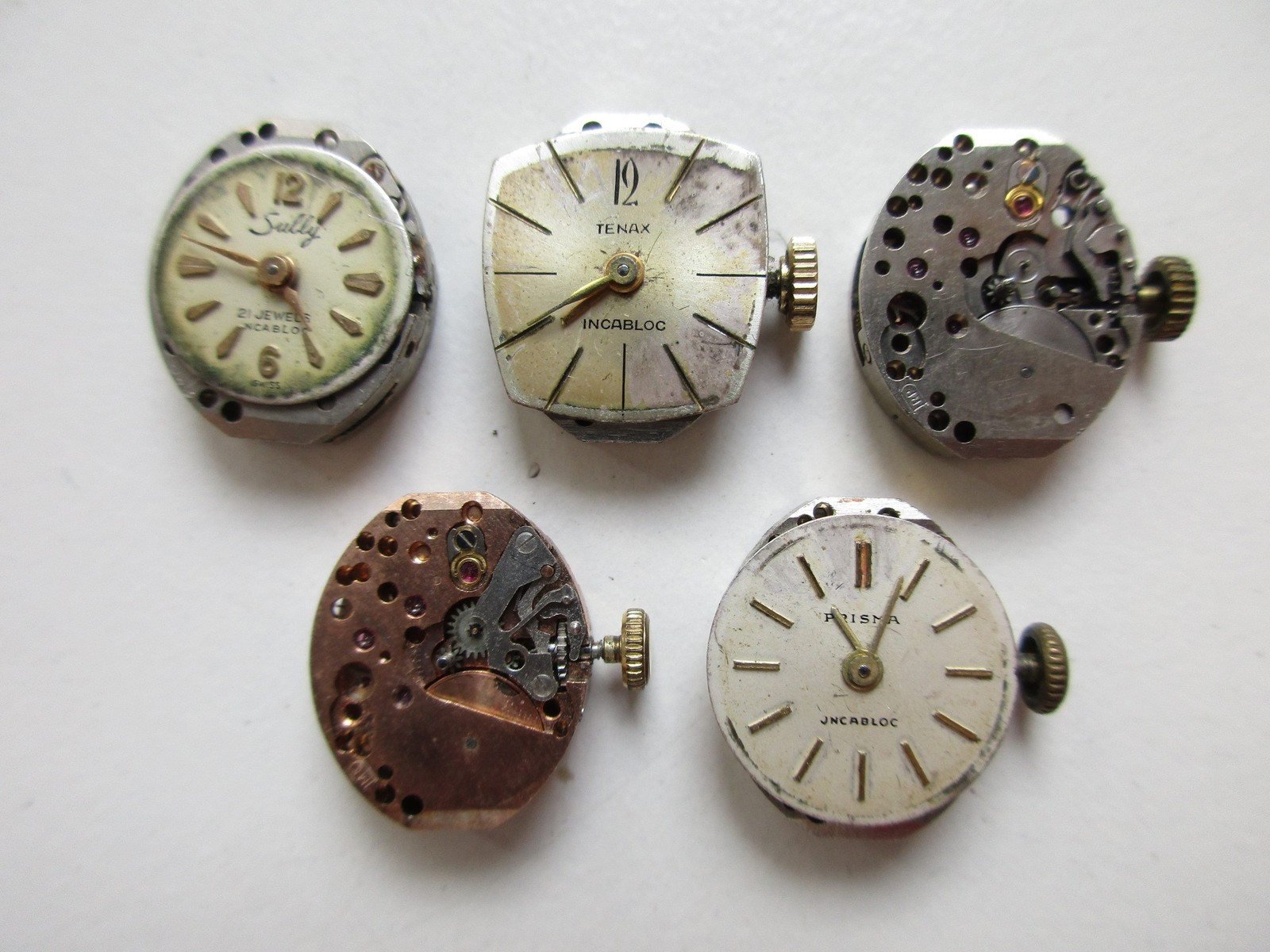 AS A. Schild cal. 1012 Swiss watch movements – running – lot of 5