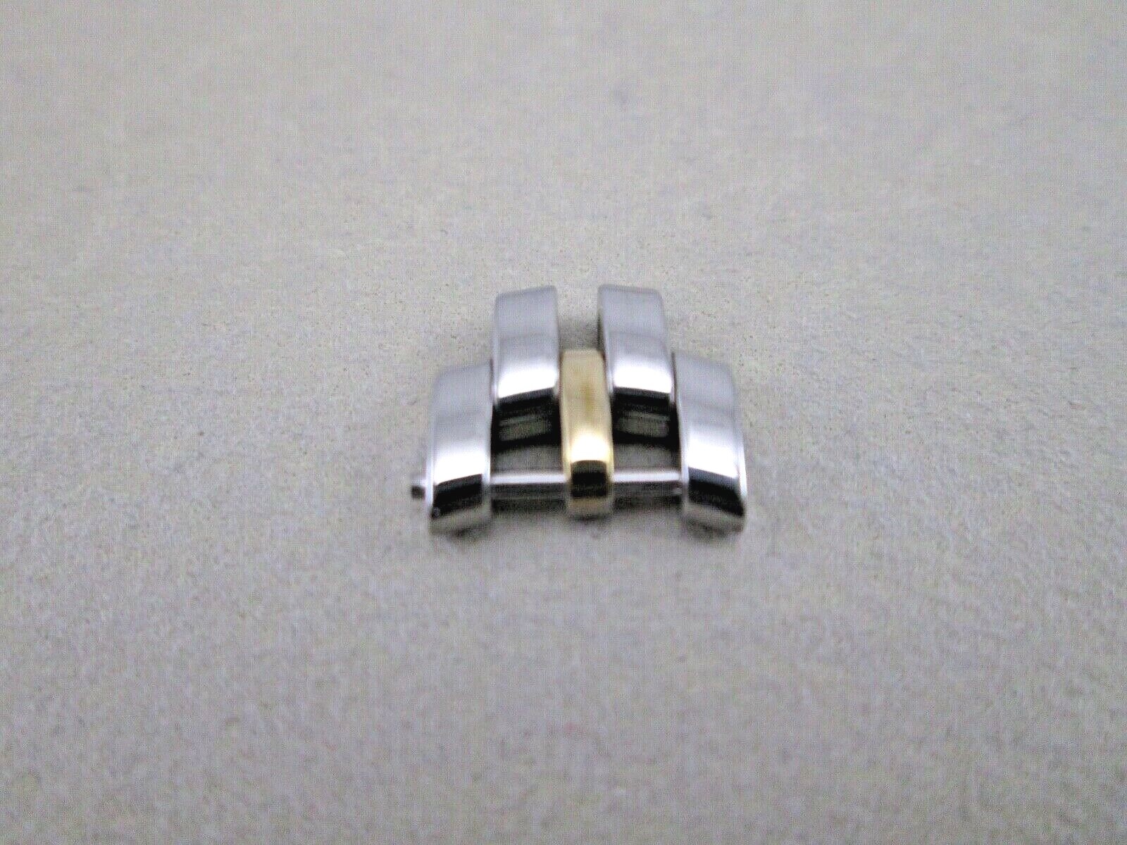 Hamilton lady’s Linwood solid st. steel watch band link & pin 12mm two tone