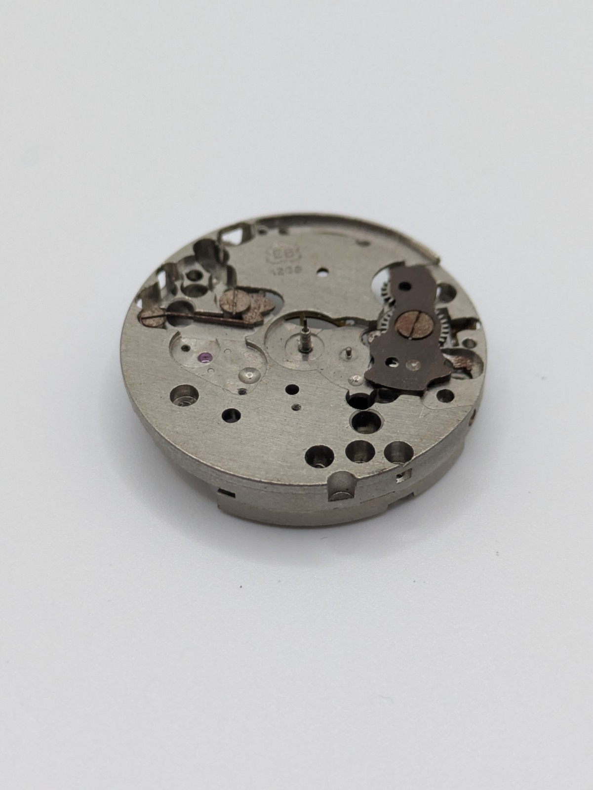 EB 1268 Ebauches Bettlach Manual Wind Movement 7 Jewels Parts 23.5mm