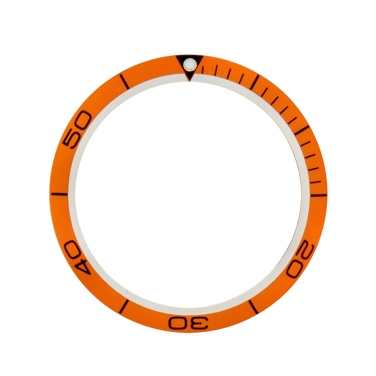 BEZEL INSERT FOR 45MM OMEGA SEAMASTER PLANET OCEAN WATCH ORANGE TOP QUALITY